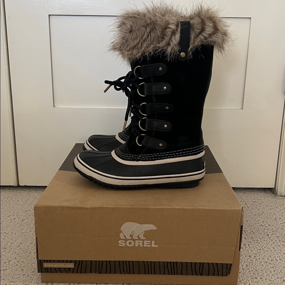 SOREL | Joan of Arctic | Black Stone | Size 7.5